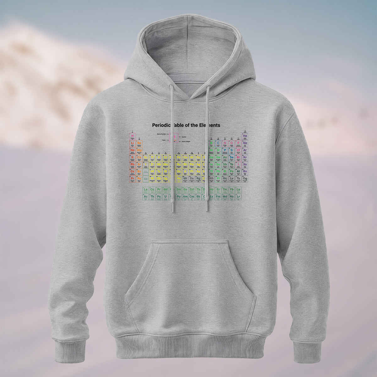 Cotton Made Periodic Table of Elements Hoodie
