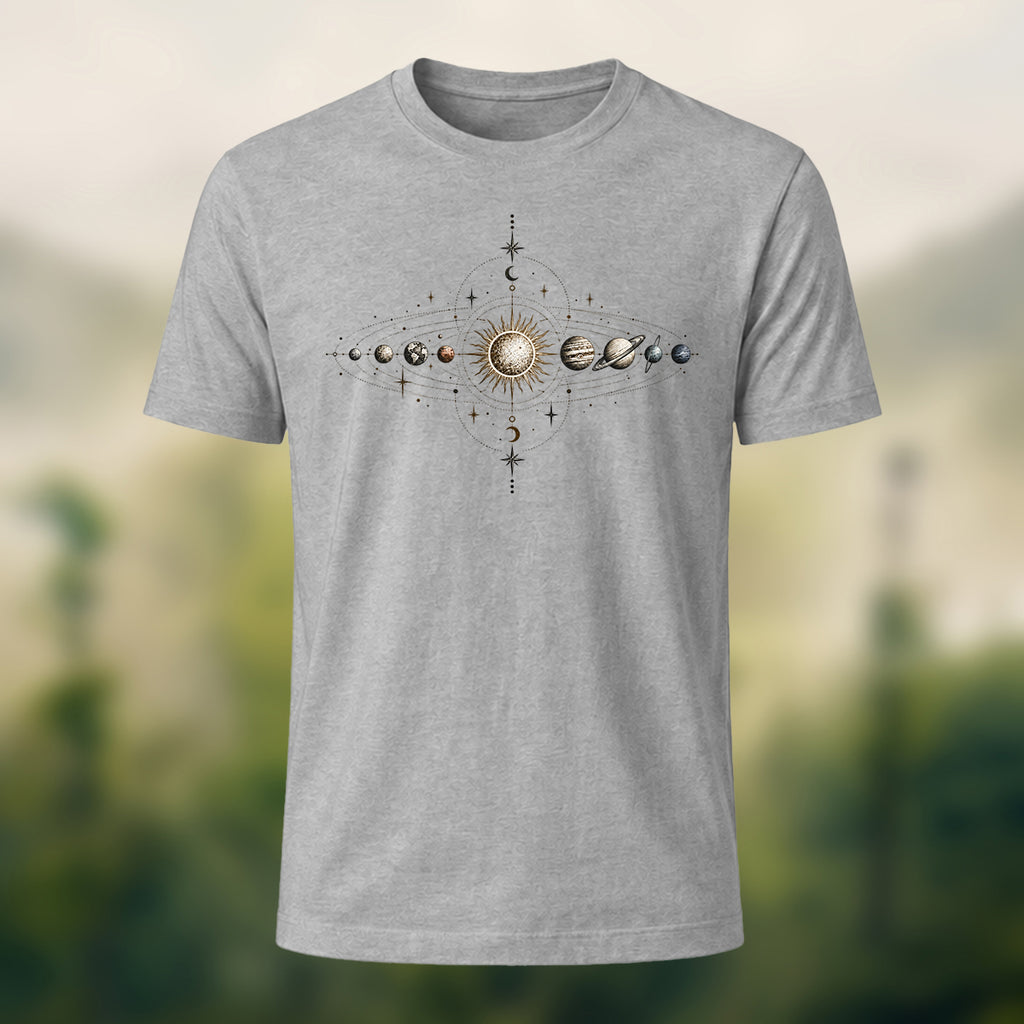 DTG Minimal Solar System Premium Cotton T-Shirt