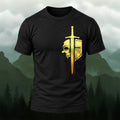Ancient Celtic Sword Shield Soft Cotton T-Shirt