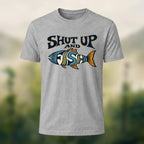 Vintage Fishing Humor Soft Cotton T-Shirt