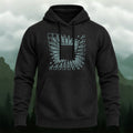 Cotton Made Futuristic Geometric Dimension Hoodie
