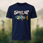 Vintage Fishing Humor Soft Cotton T-Shirt