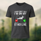 Fishing Obsessed Print Skin-friendly Cotton T-shirt