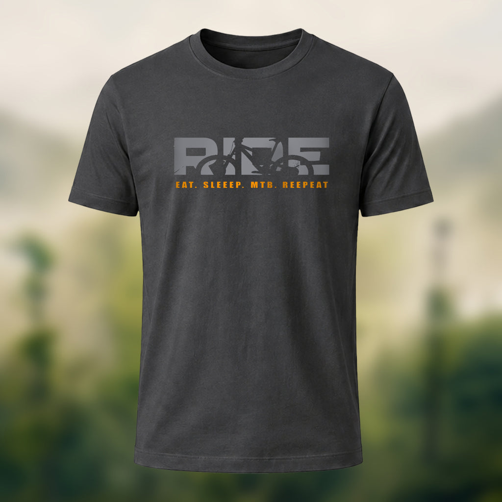 RIDE Letter Print 100% Cotton Casual T-Shirt