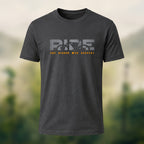 RIDE Letter Print 100% Cotton Casual T-Shirt