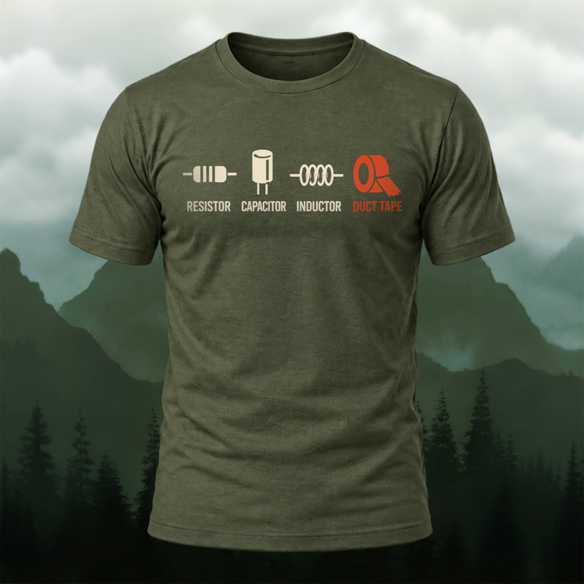 Classic Engineer Humor Combed Cotton T-Shirt