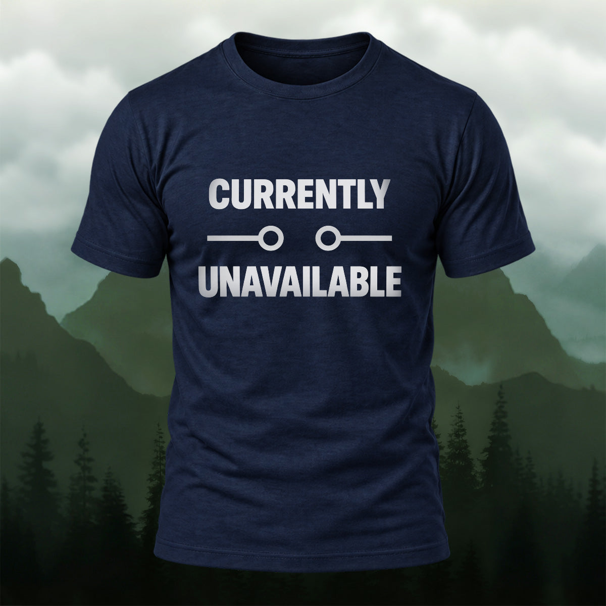 Minimal Circuit Break Premium Cotton T-Shirt