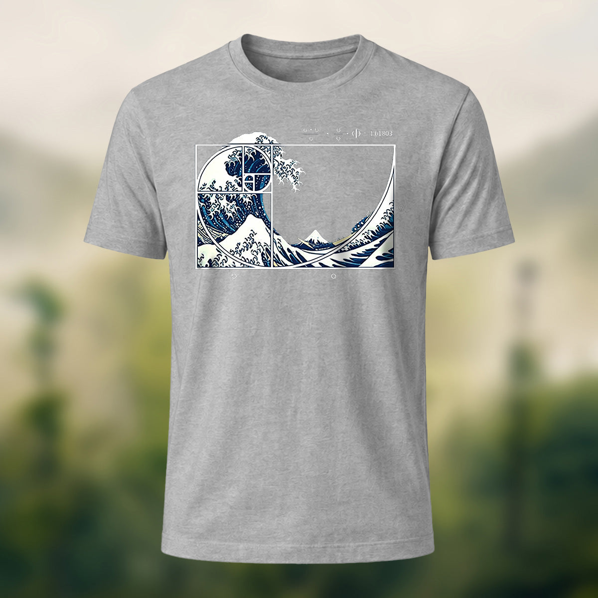 Creative Geometric Illustration Print Casual Cotton Tee