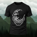 Abstract Skeleton Wave Premium Cotton T-Shirt