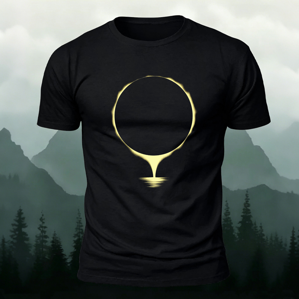 Art-Printed Casual Outdoor 100% Cotton T-Shirt