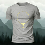 Art-Printed Casual Outdoor 100% Cotton T-Shirt