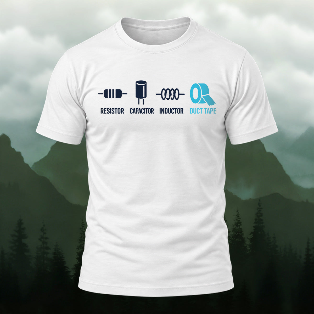 Classic Engineer Humor Combed Cotton T-Shirt