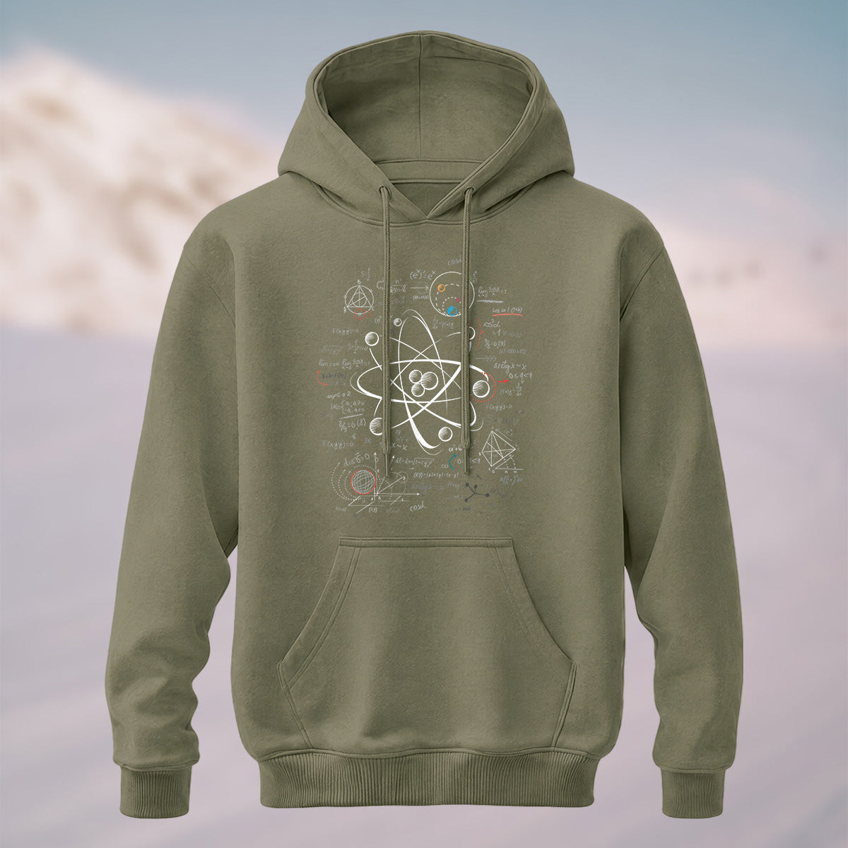 Cotton Made Physics Science Popularization Printed Hoodie