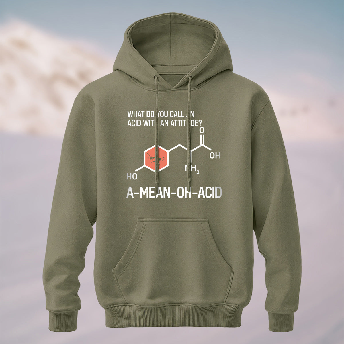 Cotton Made Humorous Science Memes Printed Hoodie