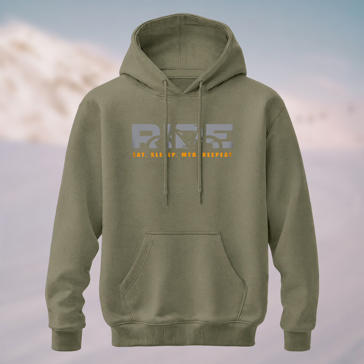 Cotton Made Creative Ride Letter Print Hoodie