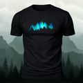 Creative Mountain and Forest Print Outdoor Cotton Tee