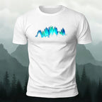 Creative Mountain and Forest Print Outdoor Cotton Tee