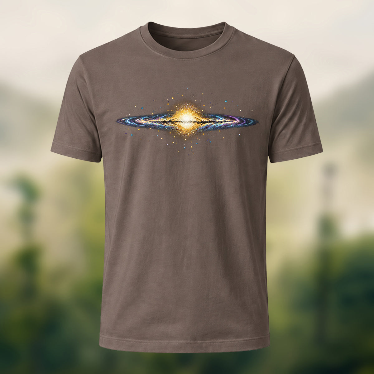 Celestial Nebula Core Premium Cotton T-Shirt