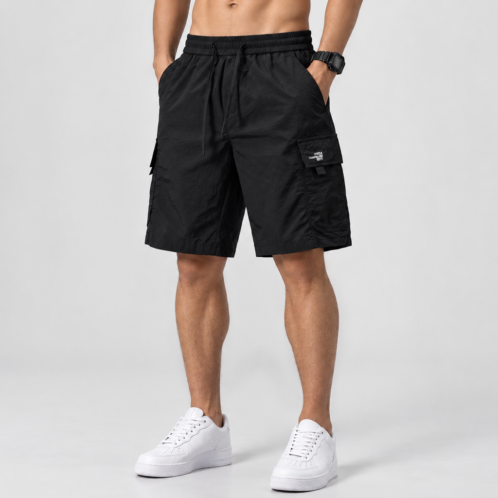 Lightweight Quick Dry Summer Shorts Black