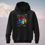 Cotton Made Vintage Math Formula Hoodie Black
