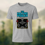 Halting Problem Print Casual Premium Cotton T-Shirt Heather Grey