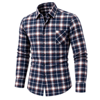 Vintage Brushed Plaid Pure Cotton Shirt 08