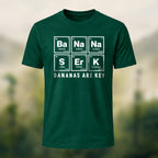 Minimal Chemistry Elements Soft Cotton T-Shirt Forest Green