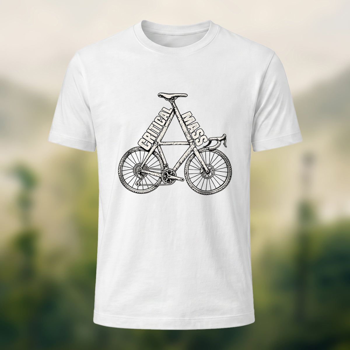 Vintage Critical Mass Premium Cotton T-Shirt White