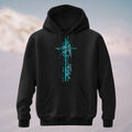 Cotton Made Sacred Geometry Avian Hoodie Black