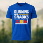 Casual Snack Fuel Soft Cotton T-Shirt Royal Blue