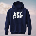 Cotton Made Rebellious Not Today Hoodie Navy