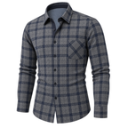 Vintage Classic Plaid Button-Down Shirt 03