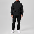 Durable Windproof Utility Jacket Black