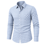 Classic Plaid Premium Cotton Collared Shirt 09