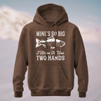 Cotton Made Retro Fishing Humor Hoodie Coffee