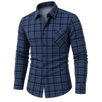 Vintage Classic Plaid Button-Down Shirt 01