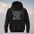 Cotton Made Chemistry Coffee Pun Hoodie Black