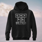 Cotton Made Chemistry Coffee Pun Hoodie Black