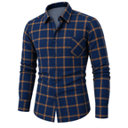 Vintage Classic Plaid Button-Down Shirt 04