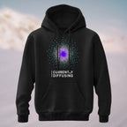 Cotton Made Particle Diffusion Hoodie Black