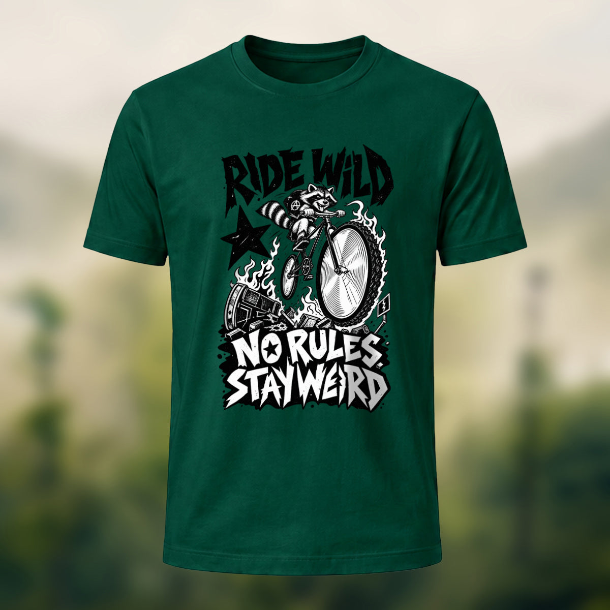 Impact BMX Premium Cotton T-Shirt Forest Green