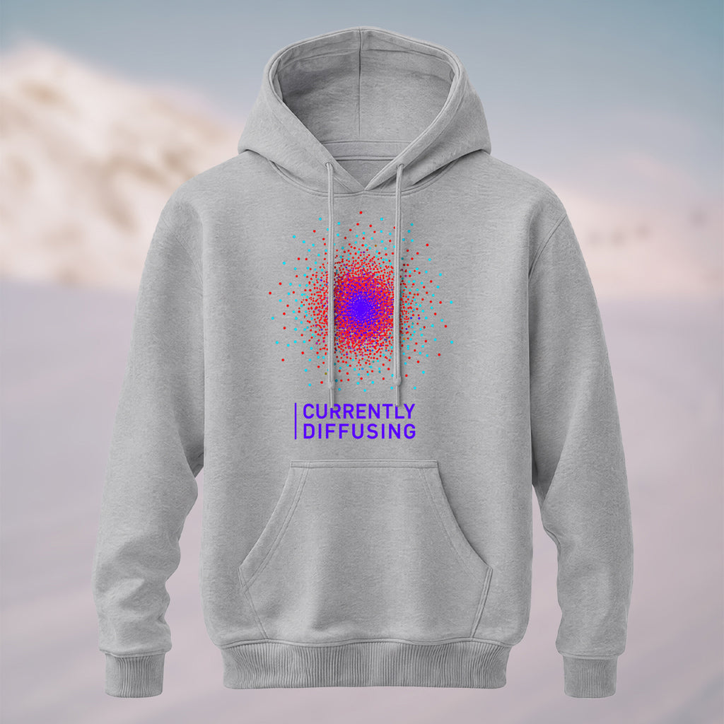 Cotton Made Particle Diffusion Hoodie Heather Grey