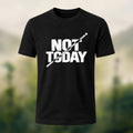 Off Duty Statement Soft Cotton T-Shirt Black