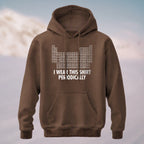 Cotton Made Humorous Chemistry Pun Hoodie Coffee