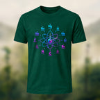Creative Element Clock Premium Cotton T-Shirt Forest Green