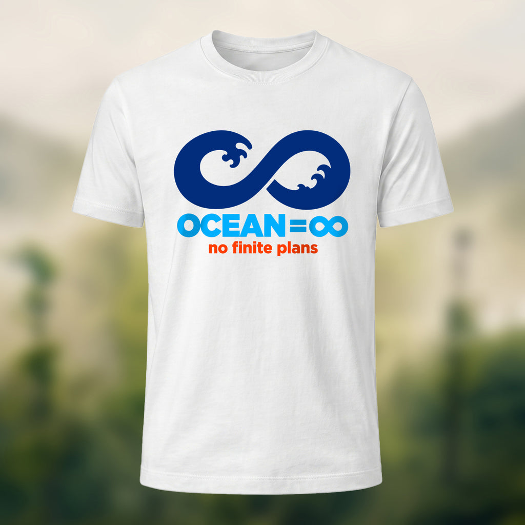 Endless Ocean Symbol Premium Cotton T-Shirt White