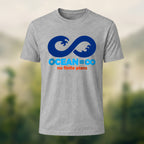 Endless Ocean Symbol Premium Cotton T-Shirt Heather Grey