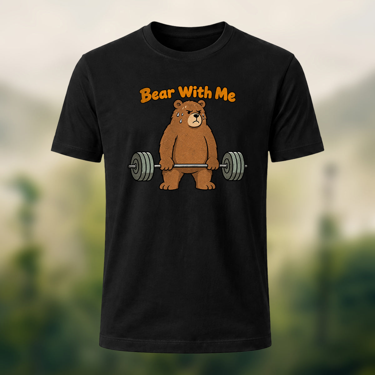 Motivational Fitness Wordplay Soft T-Shirt Black