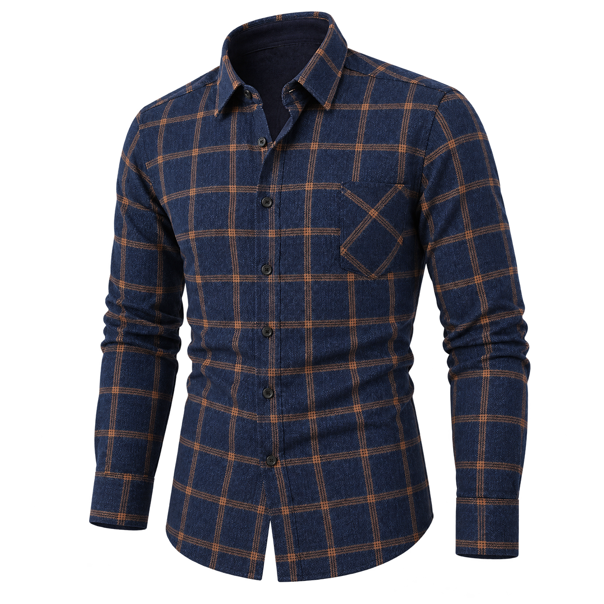 Classic Plaid Fleece-Lined Overshirt 02