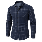 Vintage Classic Plaid Button-Down Shirt 02